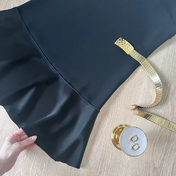 NWT Theory Flirty Flare Dress V-shaped Cutout Back, Cocktail Evening Dress - Image 4