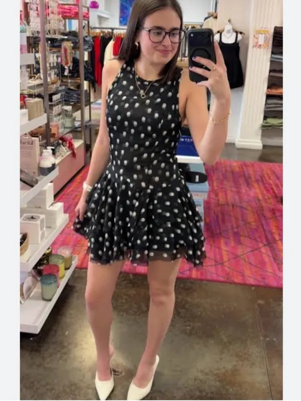 Free People Raven Printed Mini Dress in Night Combo M - Image 11