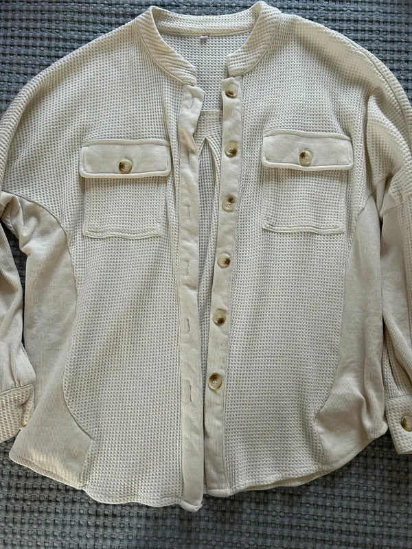 Amazon Waffle Knit Button Down - Image 3