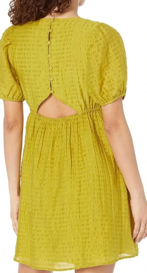 Madewell Kirkley Green Dress - Image 3