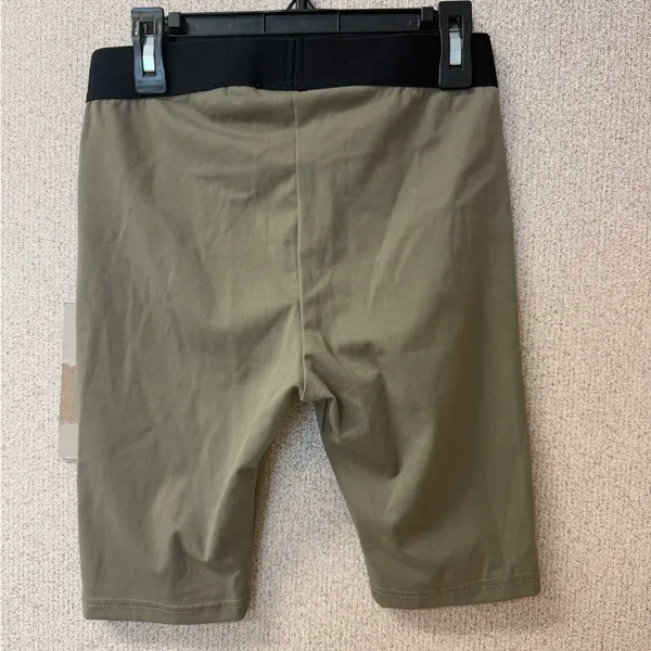 Fear Of God Essentials Green Biker‎ Shorts Women's Size XXS NWT - Image 3