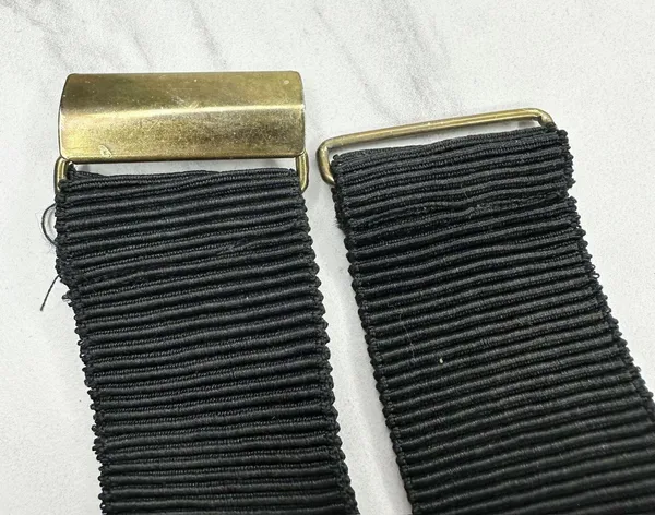Vintage Goodheart Gold Tone Chain Stretch Cinch Belt Small/Medium ✨ - Image 6