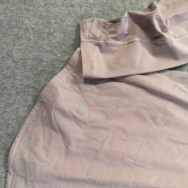 Lululemon Sculpt Long Sleeve T-Shirt Women's 4 No Size Tag Mesh Panel Active Run - Image 8