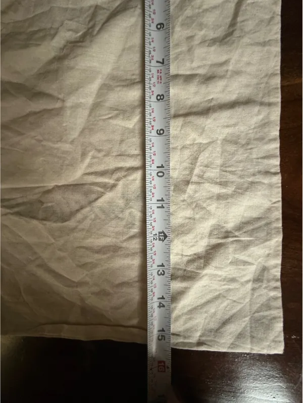 Madewell Drawstring Dust Bag - Beige Cotton Storage Pouch - Image 6