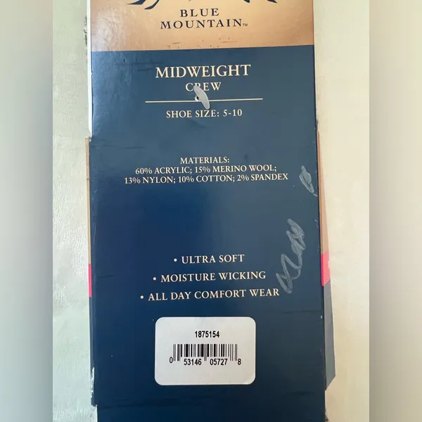 Blue Mountain Women’s Merino‎ Wool Crew Socks 2 - Image 4