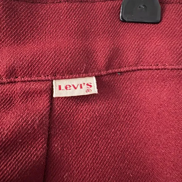 Levi's vintage red pants slacks 1970s women's 16S/contemporary medium - Image 3
