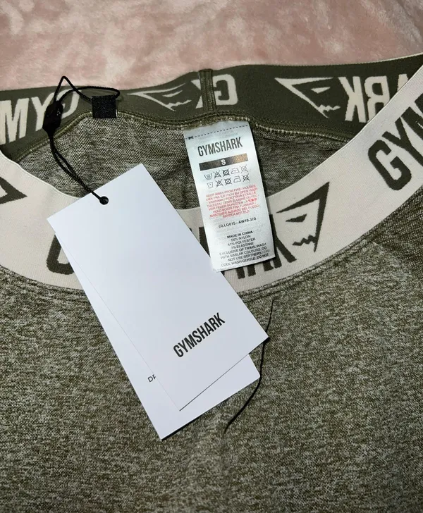 Gymshark Flex Leggings Khaki / Sand - Image 6