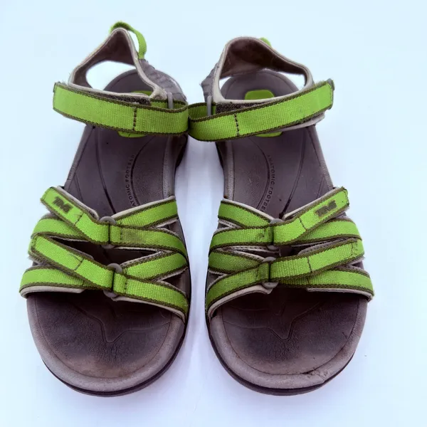 Teva Women's Tirra Lime Green Outdoor Sport Sandals Size 8 - Image 4