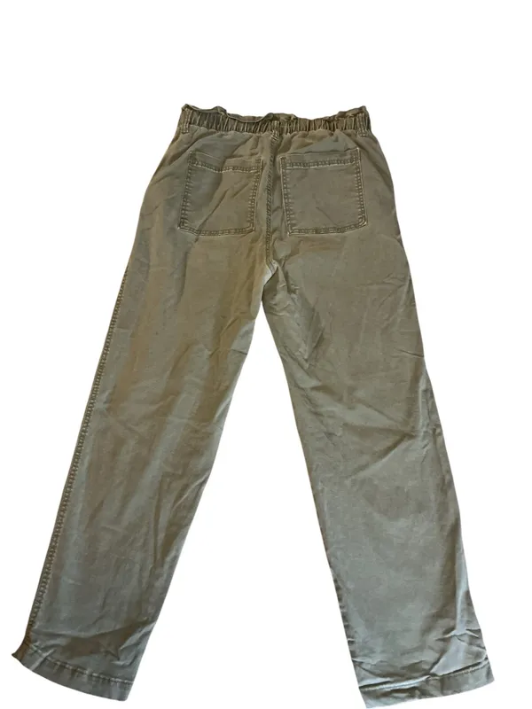Universal Threads High-Rise Paperbag Waist Utility Pants - Olive Green - Size 12 - Image 2