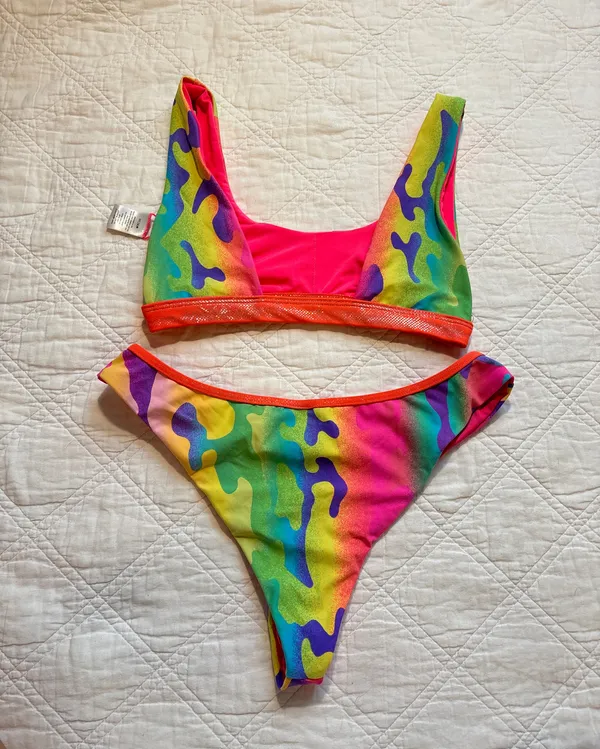 Dippin' Daisy's Neon Festival Bikini Set - Image 5