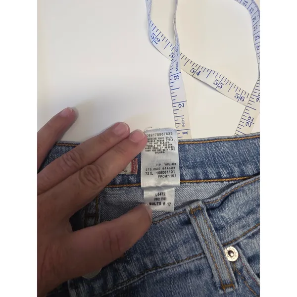 Levis 505 Straight Leg Jeans Womens 14M Medium Wash Denim Blue 731L 15505-1101 - Image 6