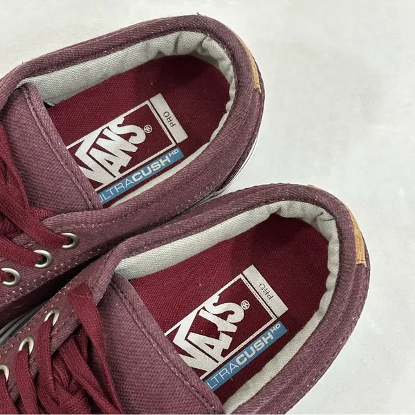 Vans Pro Ultracush Skateboard Maroon Low Top Sneakers Shoes Mens 6.5 Womens 8. - Image 11