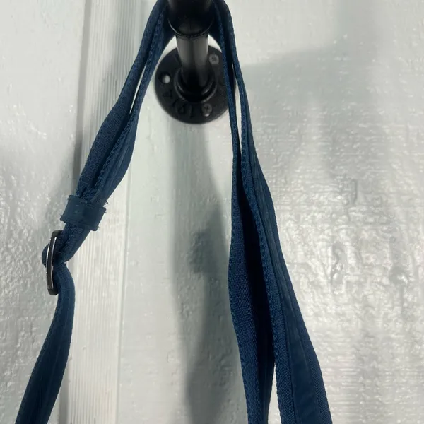 Lewis N. Clark Blue and Beige Inside Secura Anti-Theft Messenger Bag EUC - Image 10
