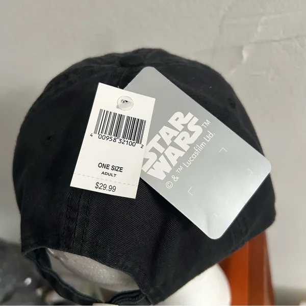 Disney Star Wars Baby Yoda Grogu Black Baseball Cap Hat One Size - Image 5