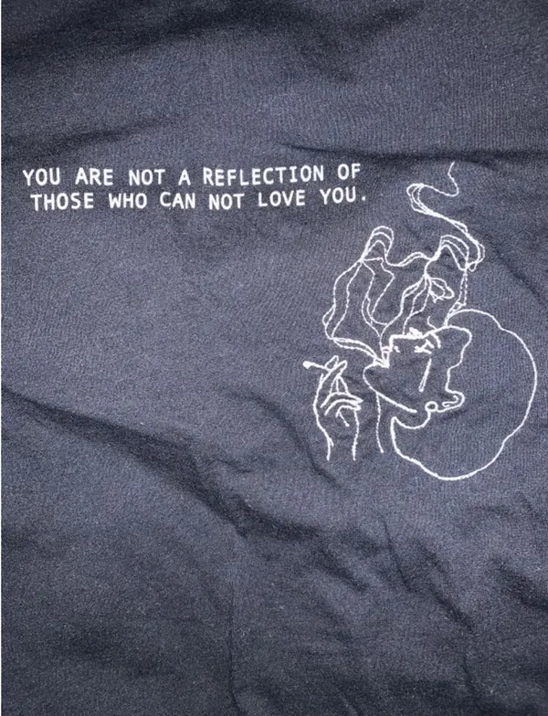 Boys Lie Embroidered Baby Tee - Image 2