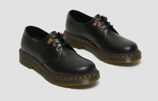 Dr. Martens 1461 HARDWARE LEATHER size6 Rose Gold Ankle Shoes Boots - Image 3