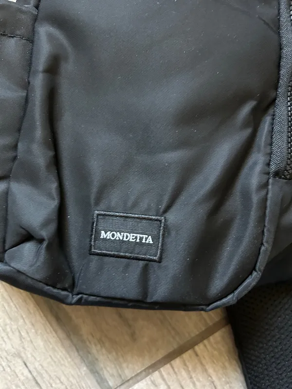 Mondetta Black Sling Belt Bag with Front Pocket - Image 2