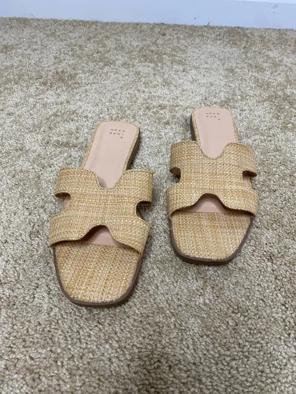 A New Day Woven Raffia Slide Sandal - Image 2