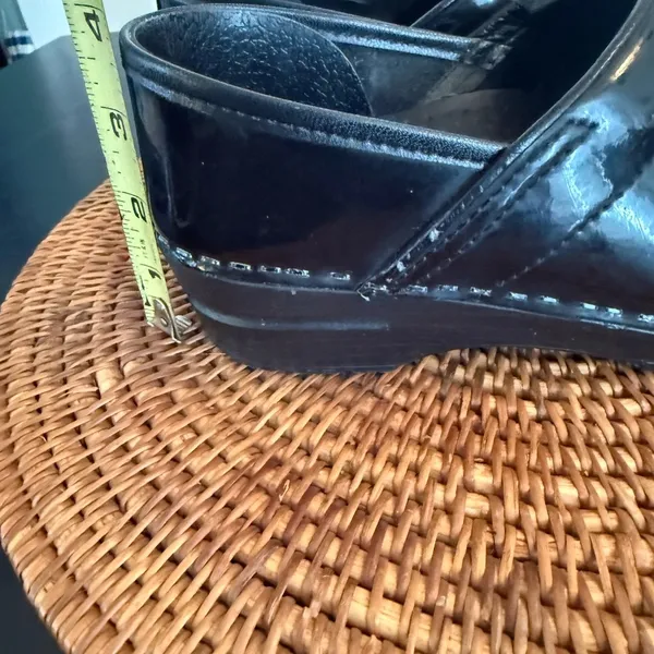 Dansko Shiny Black professional‎ nursing Shoes slip resistant size 38 - Image 5