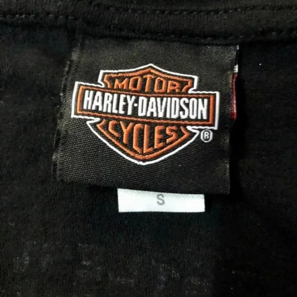 2015? Harley Davidson V-Neck T-Shirt Womens S Used - Image 11
