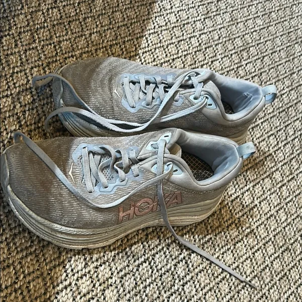 Hoka One W Gaviota 5 1134235 HMRG Gray Running Shoes Size 8 B - Image 3