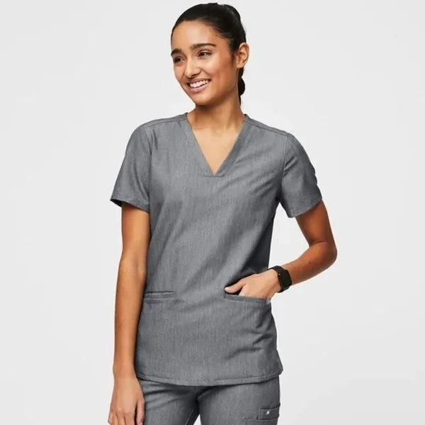 ✨Figs Casma Three-Pocket Scrub Sz XXL Top™ Graphite Grey✨ - Image 4