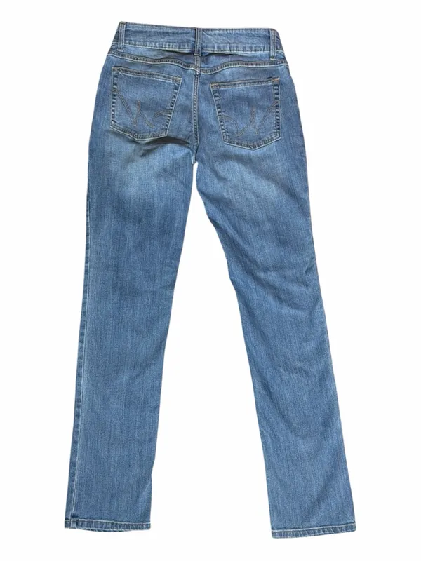 Wrangler Women's Straight Leg Jeans in Light Blue Denim - Image 2