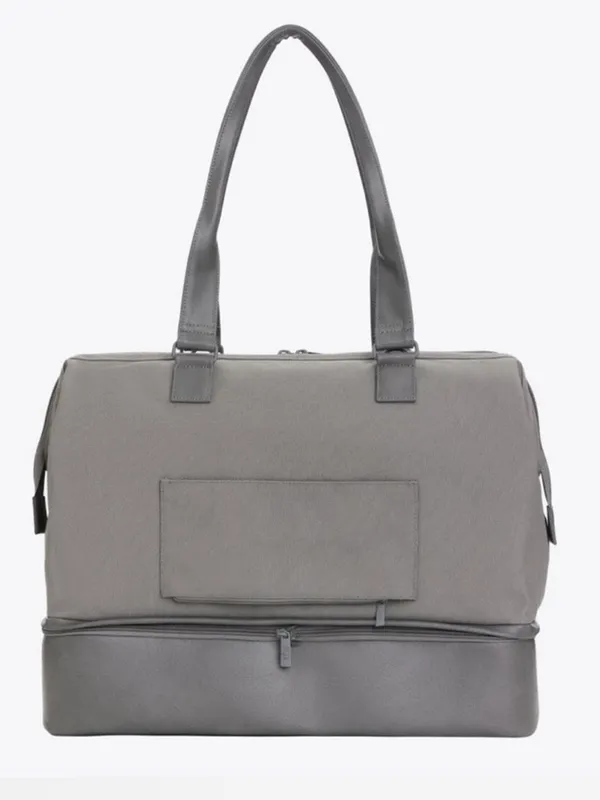 BEIS The Convertible Weekender Bag in Grey Gray - Image 2