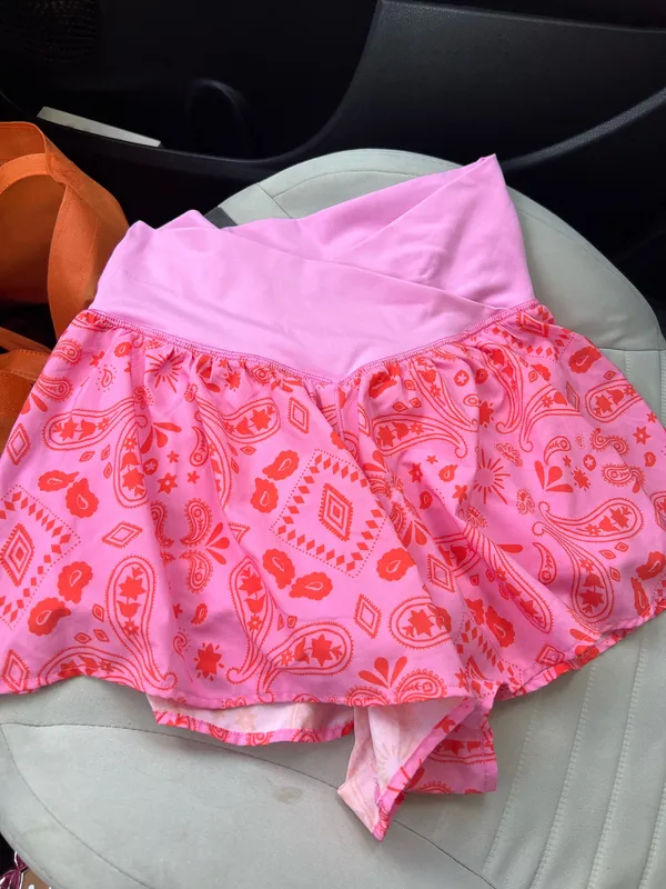 Aerie pink paisley shorts - Image 4