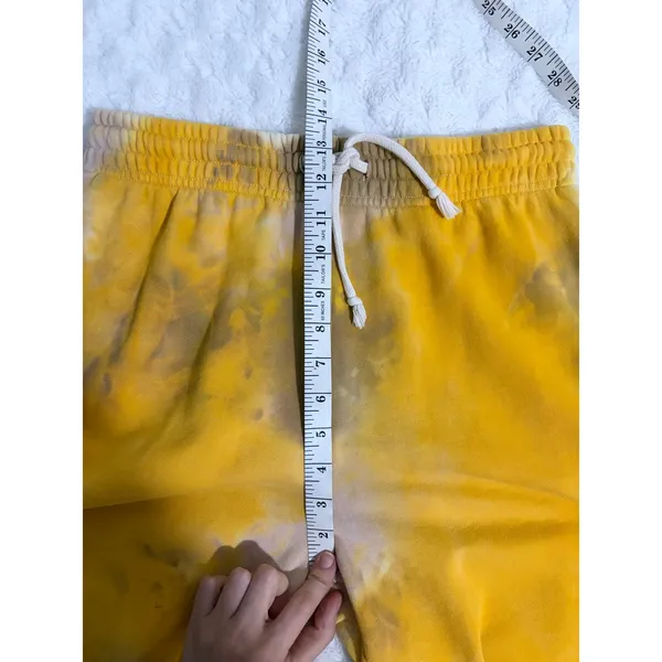 Urban Outfitters Out From Under Yellow Tie Dye Flower Jogger Sweatpants M - Image 7
