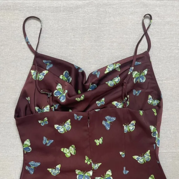 Urban Outfitters | Mallory Butterfly Mini Slip Dress | Medium - Image 4