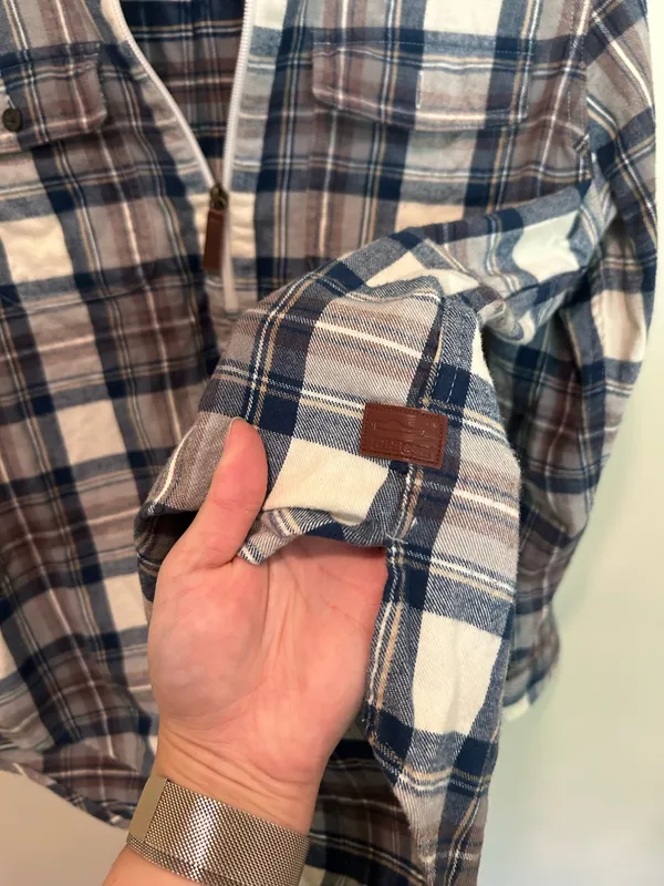 Granola Girl plaid LL Bean flannel - Image 4
