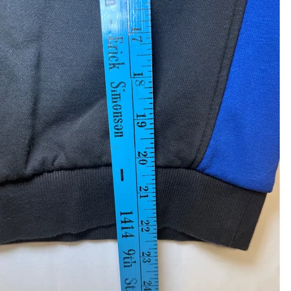 Chicago Cubs MLB‎ Crewneck Sweatshirt Black Blue Medium Logo Pullover - Image 5