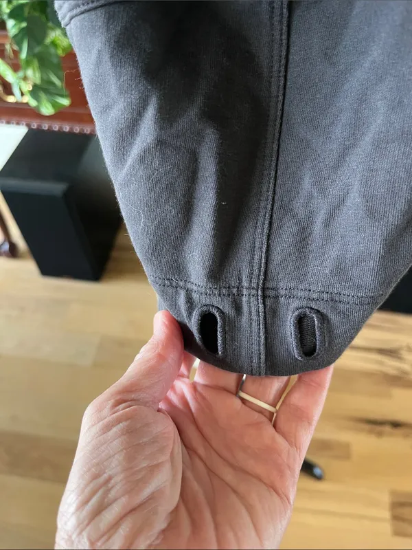 Lululemon LA Side Cinch T Shirt Charcoal Knit Boxy Cropped Crewneck Tee - Image 6