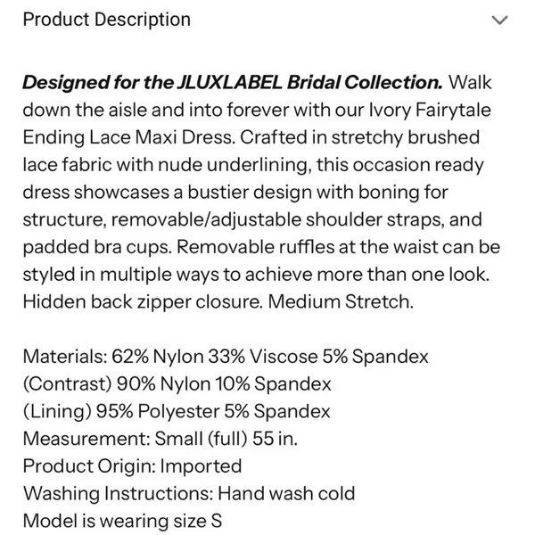 NWT JLUXLABEL White Lace Dress - Image 10