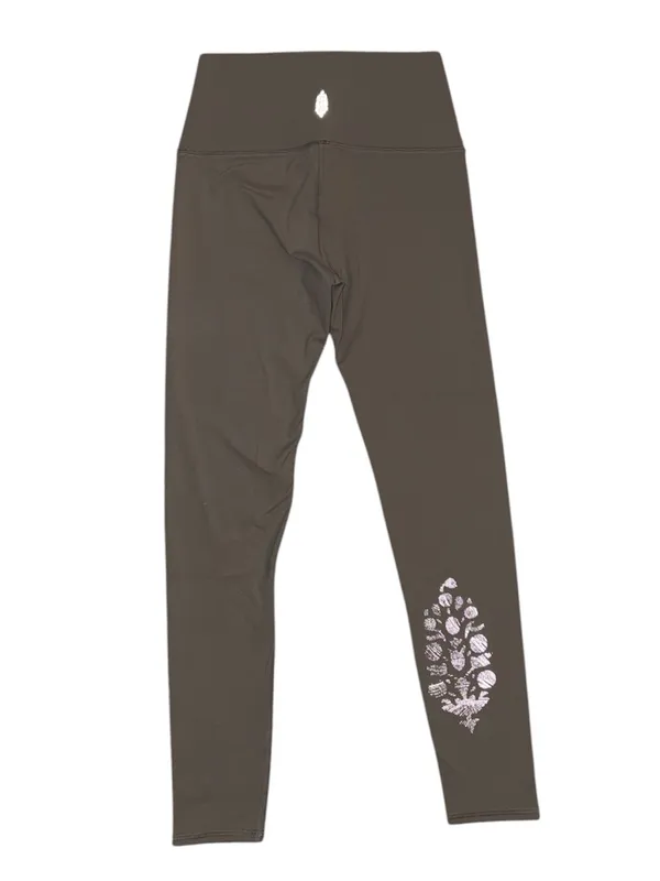 NWT Free People Movement Never Better Capri Leggings Extra Small Sage Stone Army - Image 8