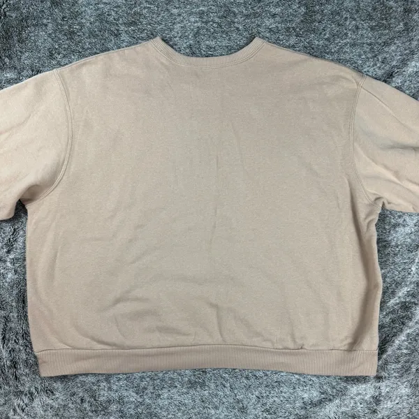 Hollister Crewneck Sweatshirt Women's XL Beige - Image 6