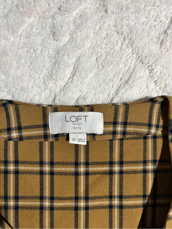 Loft 2p dress fall plaid - Image 4