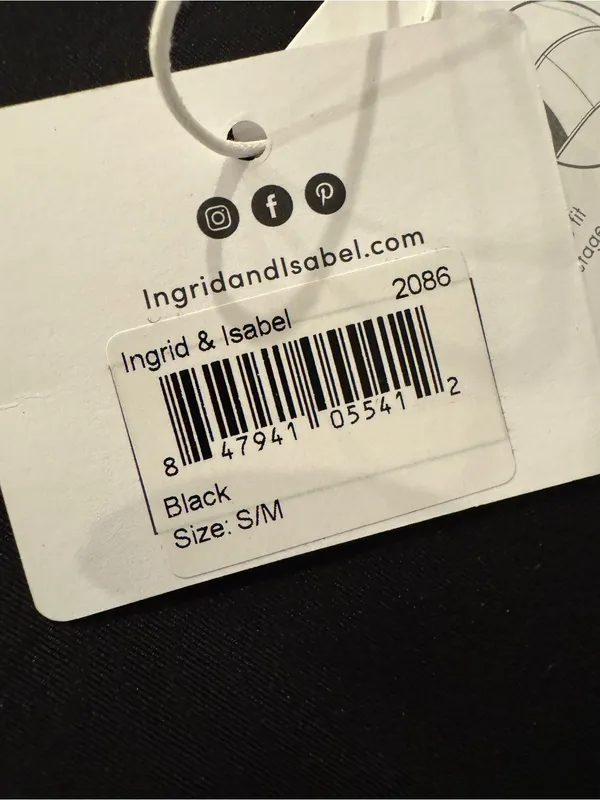 Ingrid & Isabel Maternity Belly Support Belt Black S/M New - Image 4