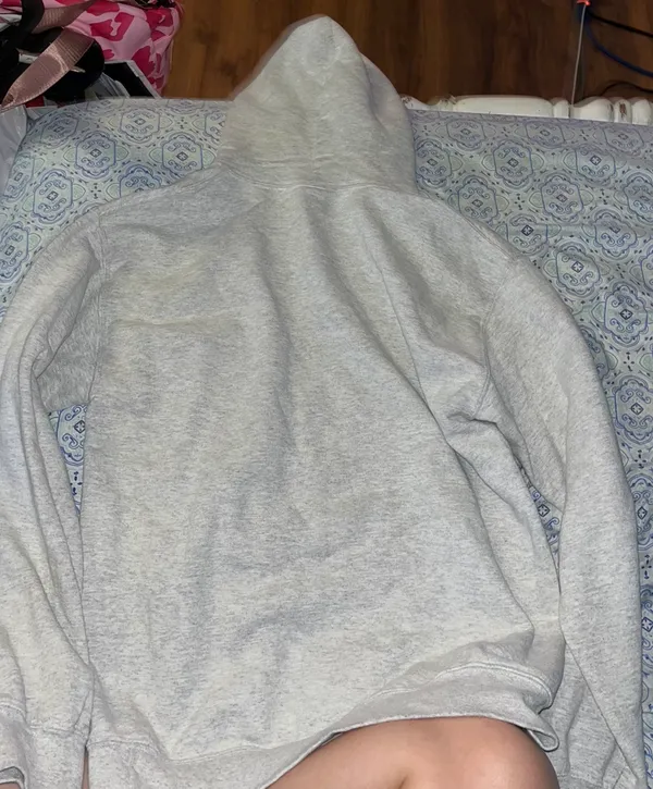 Gray Oversized Sweatshirt - Image 2