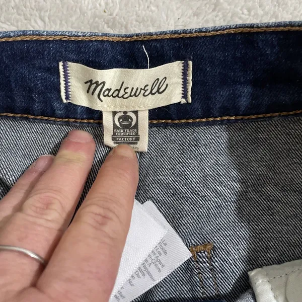 Madewell Emmett Wide Leg Jeans Size 28 Denim Casual Retro Y2K 90s Boho Grunge - Image 7