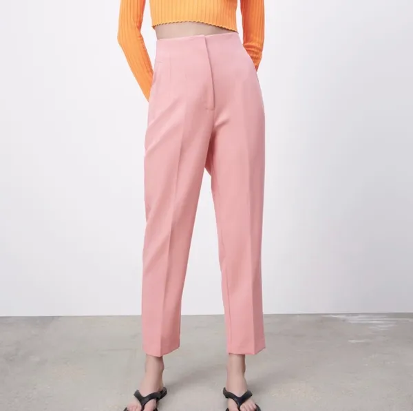 Pink High-Waisted Pants  - Image 4