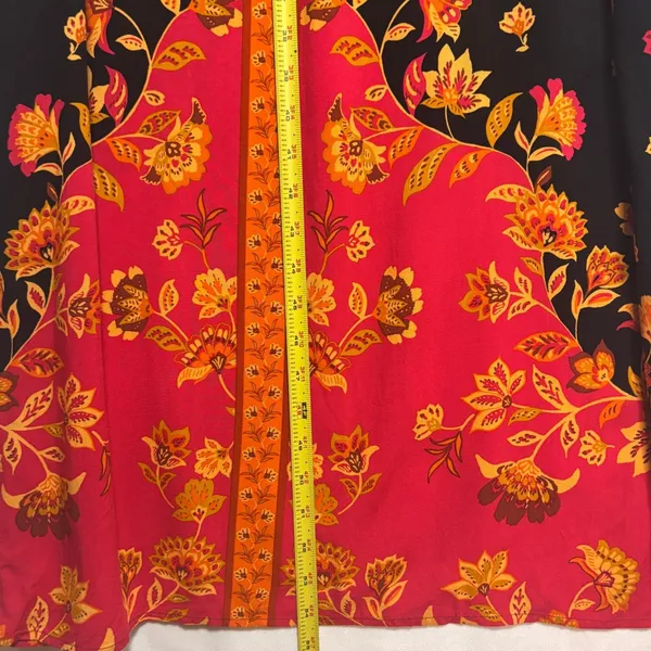 MSK Maxi Dress Womens M Multicolor Floral Halter Neck Boho Vacation Summer Party - Image 9