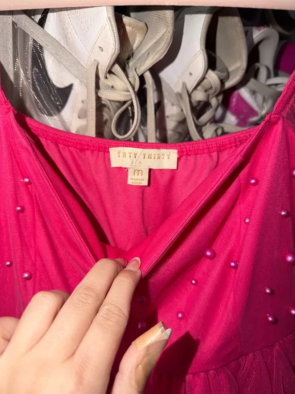 thirty/thiry la dress Pink Size M - Image 3
