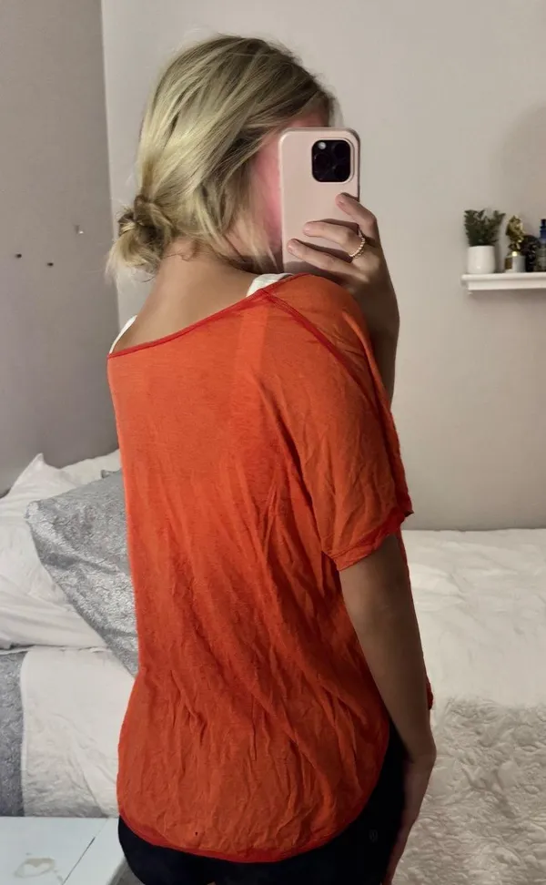 Free People Orange Top - Image 2