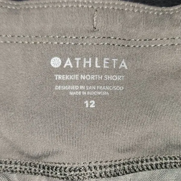 Athleta Womens Olive‎ Green Trekkie North Shorts 12 - Image 3