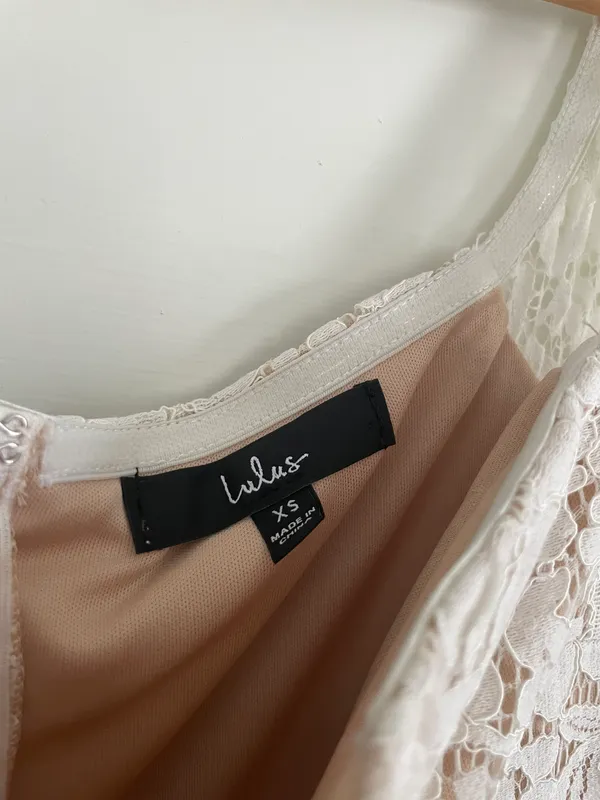 Lulus White Lace Off Shoulder Midi Dress - Image 5