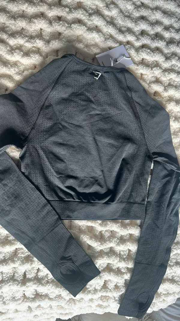Gymshark Vital Seamless 2.0 Crop Top Long Sleeve - Image 4