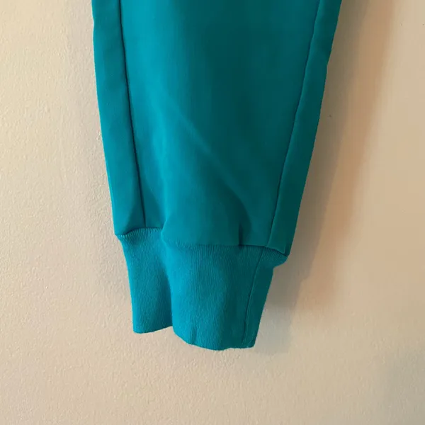FIGS Teal Blue Zamora Jogger Scrub Pants Regular Rise Uniform Women's size XXS - Image 5