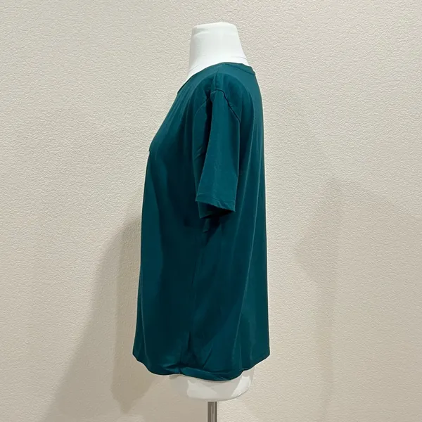 Nine West Teal Stay Cozy T-Shirt Size Large - Image 6